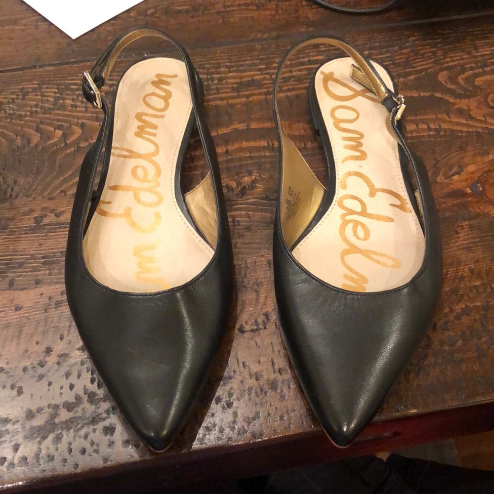 Brand new, NEVER WORN Sam Edelman sling back flats